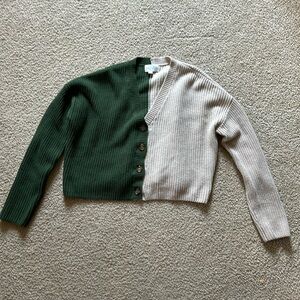 Jun Ivy size S button cropped cardigan